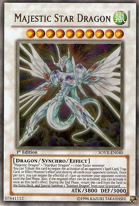 Majestic Star Dragon [SOVR-EN040] Ultra Rare 