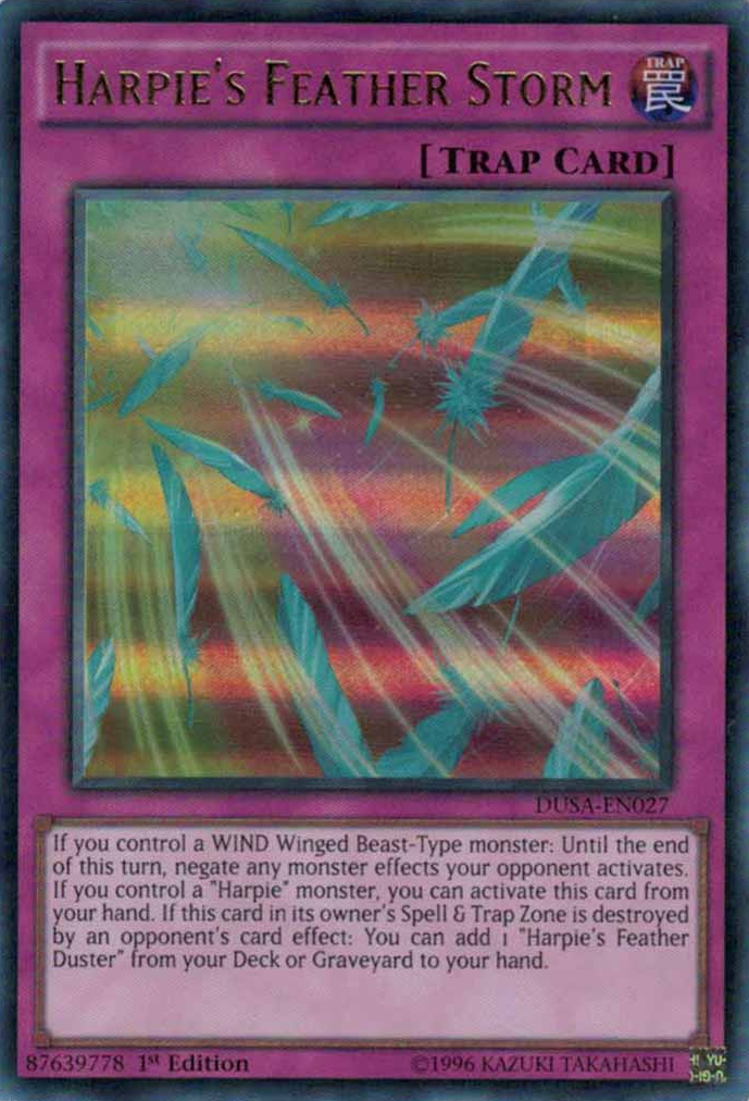 Harpie's Feather Storm [DUSA-EN027] Ultra Rare 