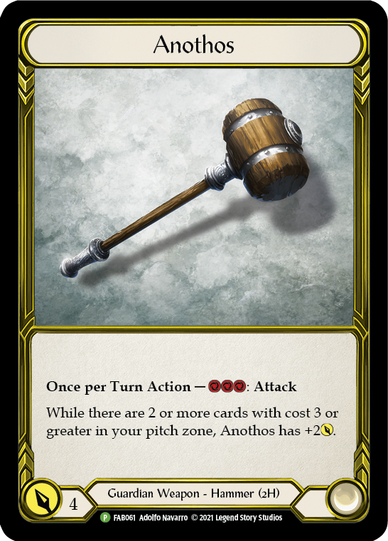 Anothos (Golden) [FAB061] (Promo) Cold Foil 
