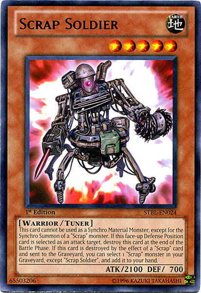 Scrap Soldier [STBL-EN024] Rare 