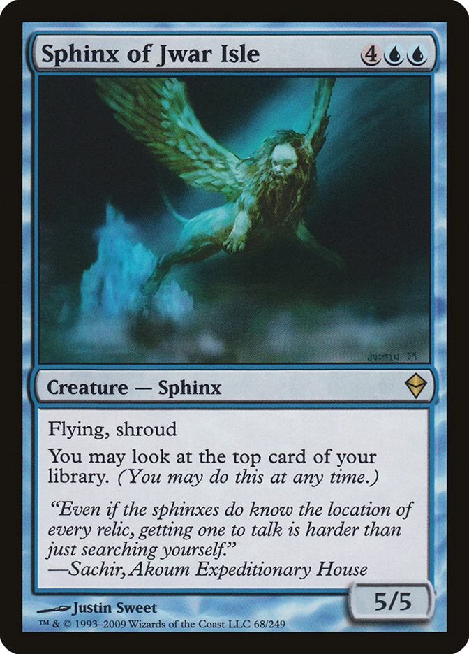 Sphinx of Jwar Isle [Zendikar] 