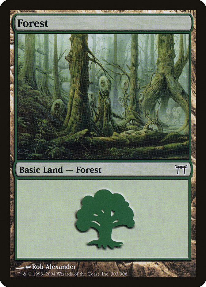 Forest (303) [Champions of Kamigawa] 