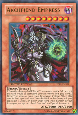 Archfiend Empress [STBL-ENSP1] Ultra Rare 