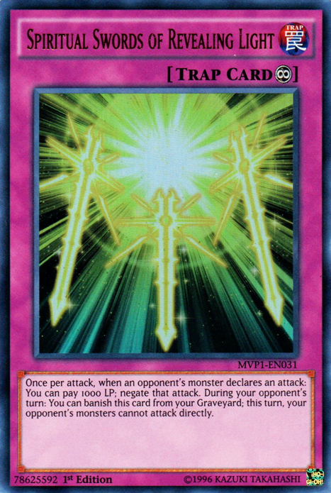 Spiritual Swords of Revealing Light [MVP1-EN031] Ultra Rare 