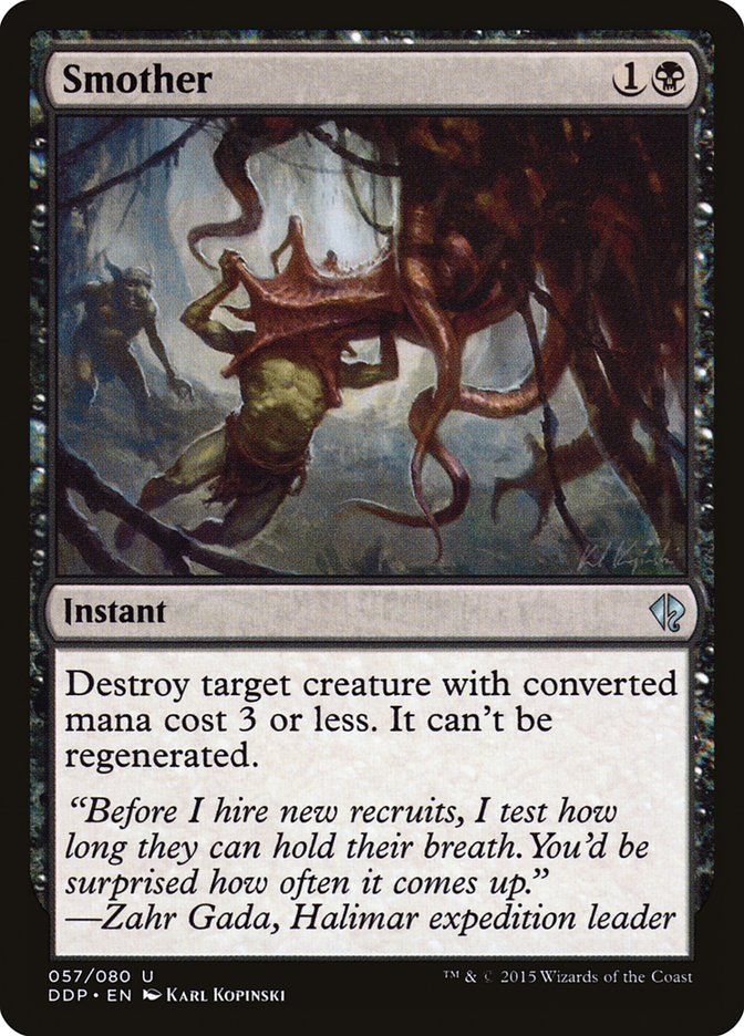 Smother [Duel Decks: Zendikar vs. Eldrazi] 