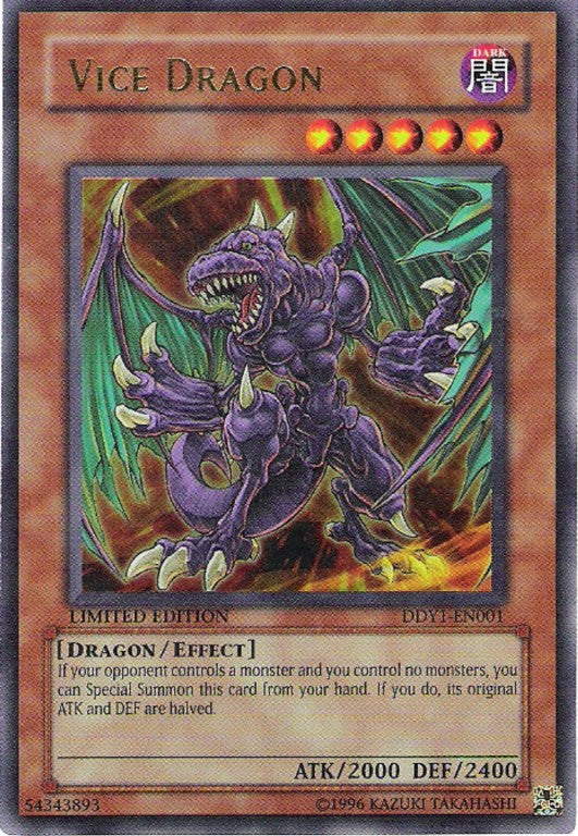 Vice Dragon (Promo) [DDY1-EN001] Ultra Rare 