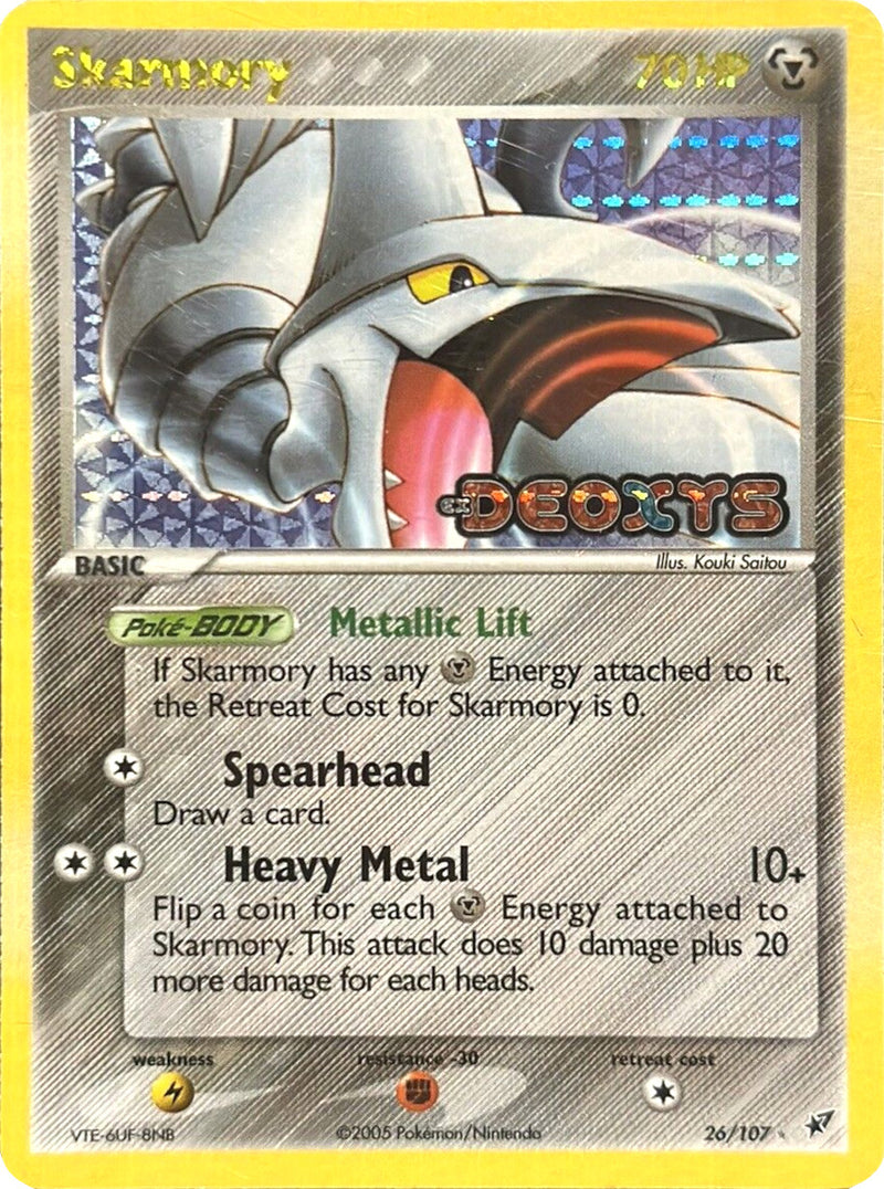 Skarmory (26/107) (Stamped) [EX: Deoxys] 