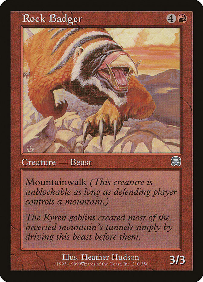 Rock Badger [Mercadian Masques] 
