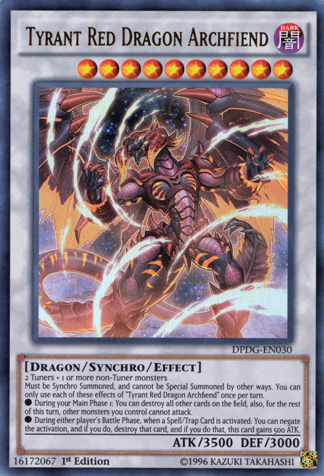 Tyrant Red Dragon Archfiend [DPDG-EN030] Ultra Rare 