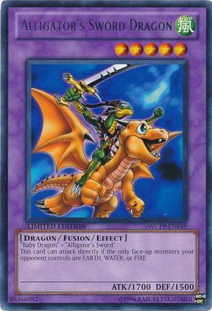 Alligator's Sword Dragon [WCPP-EN019] Rare 