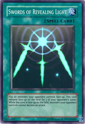 Swords of Revealing Light [RP01-EN012] Super Rare 