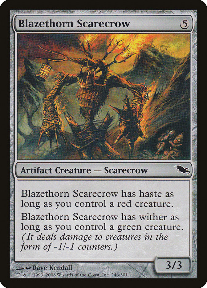 Blazethorn Scarecrow [Shadowmoor] 