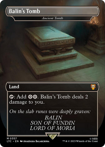 Ancient Tomb - Balin's Tomb [The Lord of the Rings: Tales of Middle-Earth Commander] 