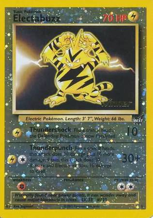 Electabuzz (1) (Winner) [Best of Promos] 
