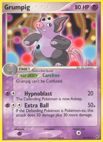 Grumpig (32/107) [EX: Deoxys] 