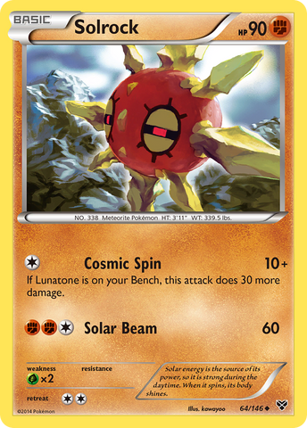 Solrock (64/146) [XY: Base Set] 