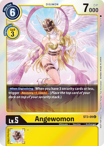 Angewomon [ST3-09] (Official Tournament Pack Vol. 6) [Starter Deck: Heaven's Yellow Promos] 