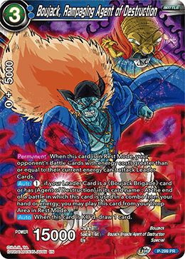 Boujack, Rampaging Agent of Destruction (P-299) [Tournament Promotion Cards] 