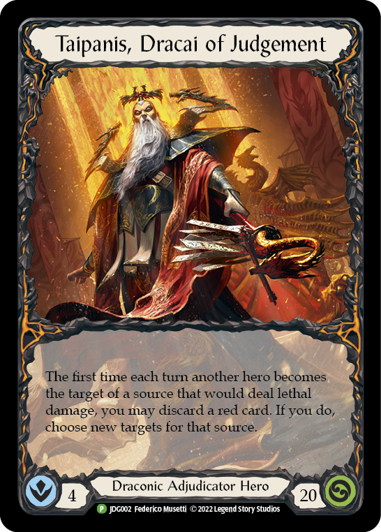 Taipanis, Dracai of Judgment [JDG002] (Promo) Rainbow Foil 