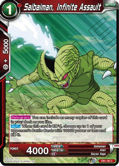 Saibaiman, Infinite Assault (EB1-006) [Battle Evolution Booster]