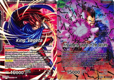 King Vegeta // King Vegeta, Leader of the Saiyans (SD9-01) [Assault of the Saiyans]