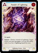 Amulet of Lightning [ELE201] (Tales of Aria) 1st Edition Rainbow Foil 