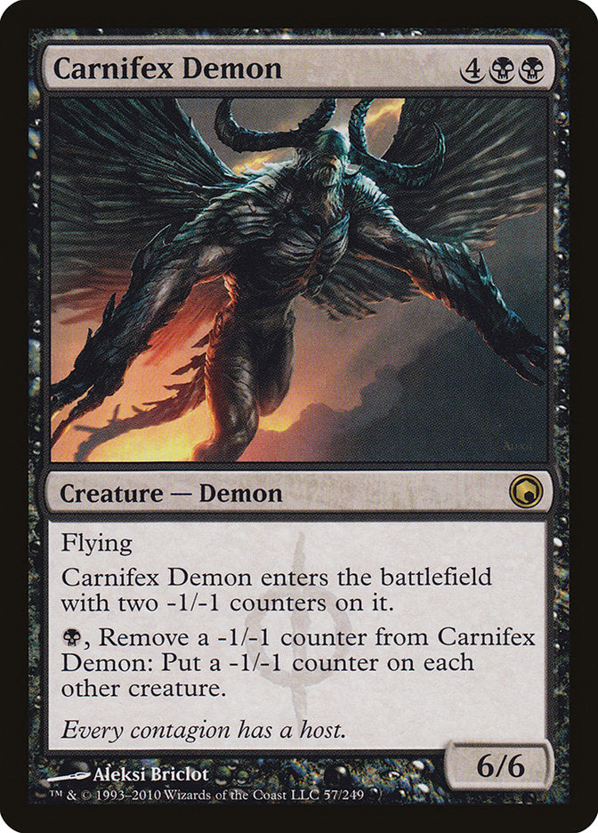 Carnifex Demon [Scars of Mirrodin] 