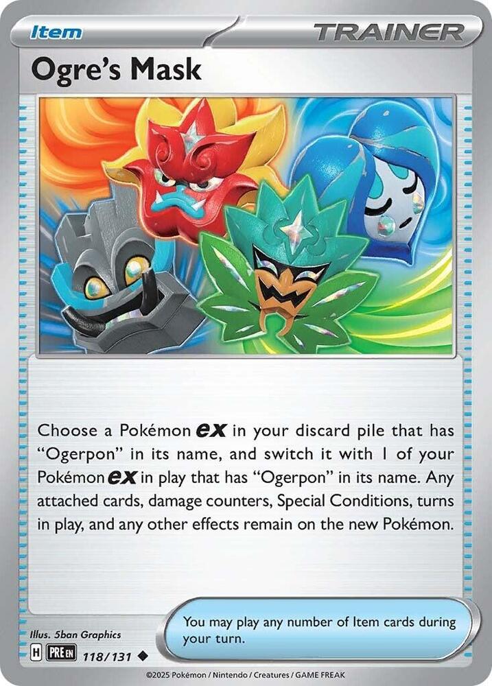 Ogre's Mask (118/131) [Scarlet &amp; Violet: Prismatic Evolutions] 