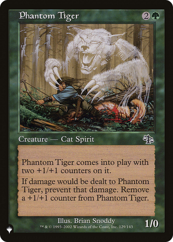 Phantom Tiger [The List Reprints] 