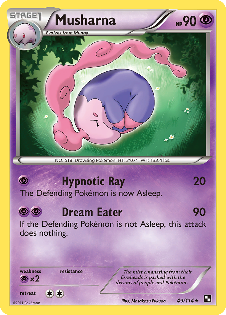 Musharna (49/114) [Black &amp; White: Base Set] 