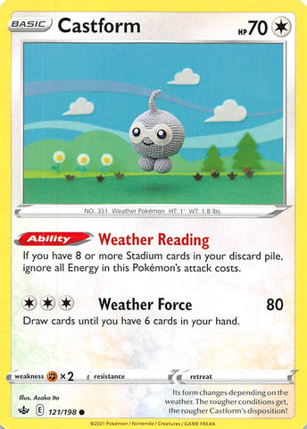 Castform (121/198) [Sword &amp; Shield: Chilling Reign] 