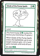 Glade of the Pump Spells [Mystery Booster 2 Playtest Cards] 