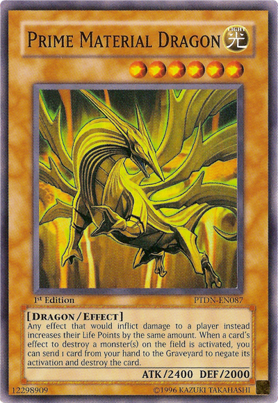 Prime Material Dragon [PTDN-EN087] Super Rare 