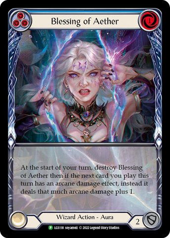 Blessing of Aether (Blue) [LGS118] (Promo) Rainbow Foil 