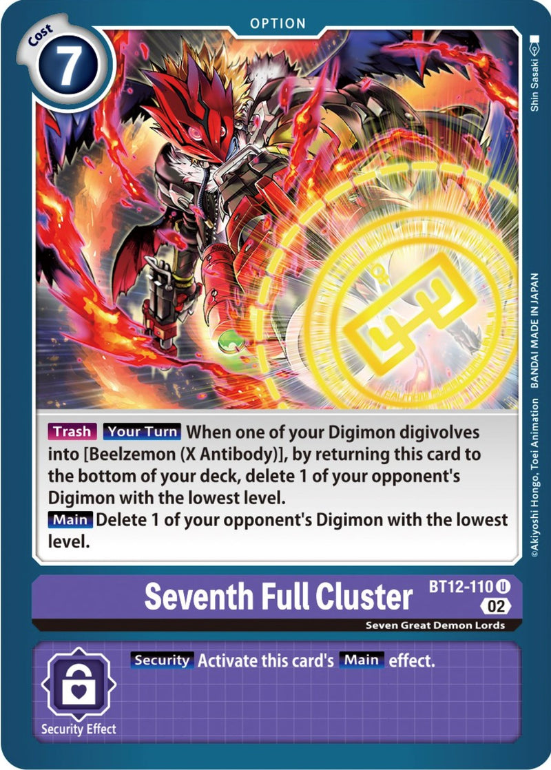 Seventh Full Cluster [BT12-110] [Across Time] 