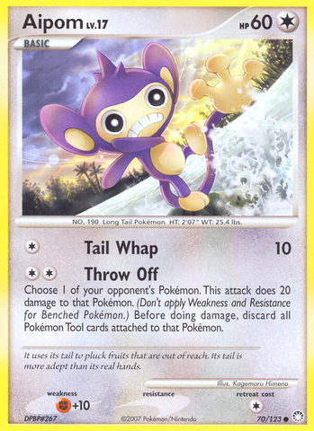 Aipom (70/123) [Diamond &amp; Pearl: Mysterious Treasures] 