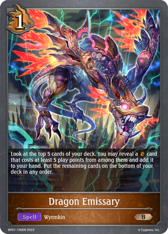 Dragon Emissary (BP01-100EN) [Advent of Genesis] 