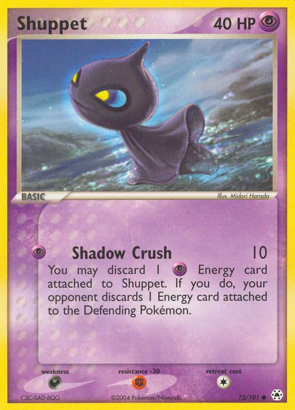 Shuppet (72/101) [EX: Hidden Legends] 