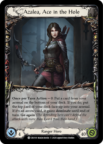 Azalea, Ace in the Hole [CRU119] (Crucible of War) 1st Edition Normal 