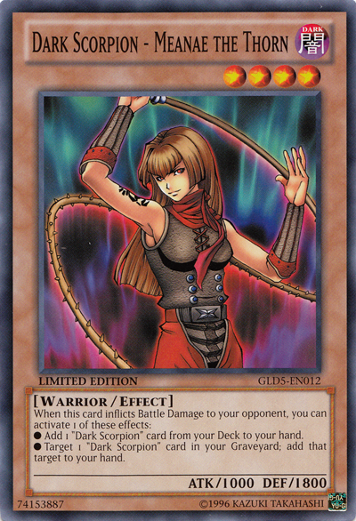 Dark Scorpion - Meanae the Thorn [GLD5-EN012] Common 