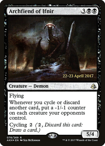 Archfiend of Ifnir [Amonkhet Prerelease Promos] 