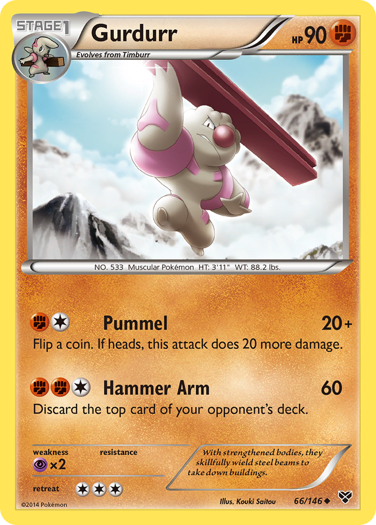 Gurdurr (66/146) [XY: Base Set] 