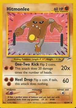 Hitmonlee (42/105) [Neo Destiny Unlimited] 
