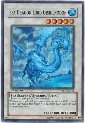 Sea Dragon Lord Gishilnodon [RGBT-EN044] Super Rare 