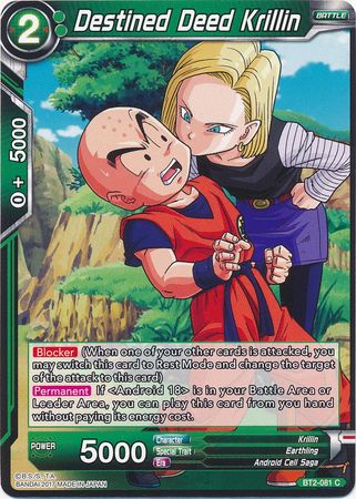 Destined Deed Krillin (BT2-081) [Union Force]