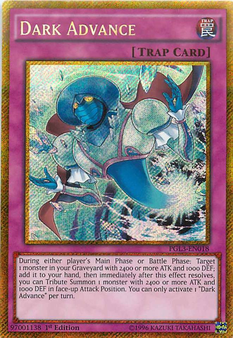 Dark Advance [PGL3-EN018] Gold Secret Rare 