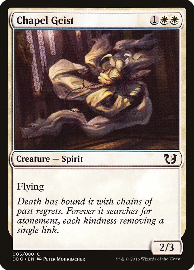 Chapel Geist [Duel Decks: Blessed vs. Cursed] 