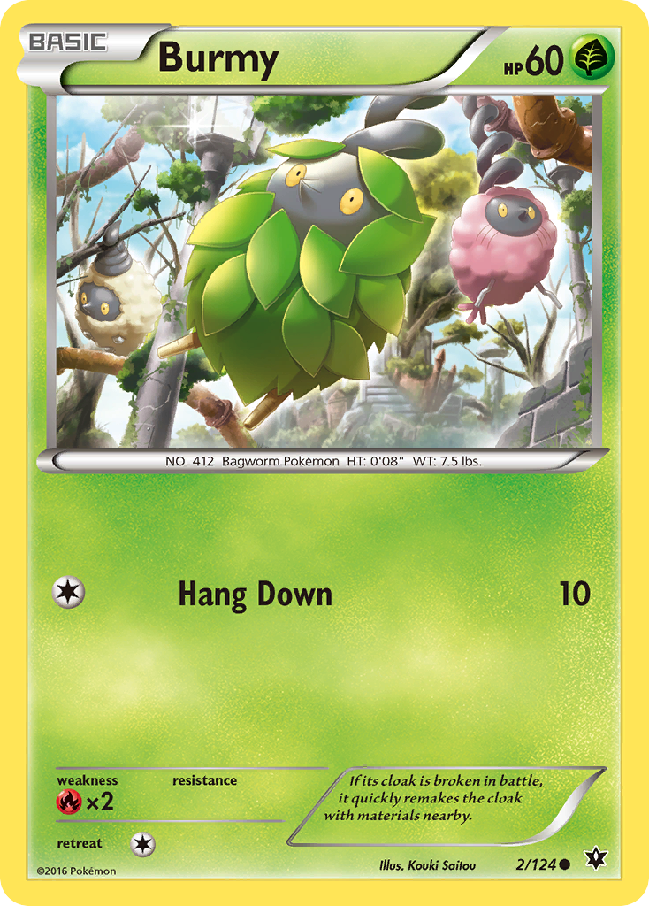 Burmy (2/124) [XY: Fates Collide] 