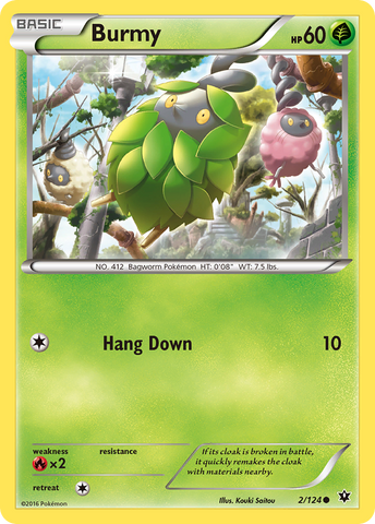Burmy (2/124) [XY: Fates Collide] 