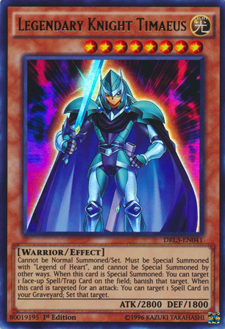 Legendary Knight Timaeus [DRL3-EN041] Ultra Rare 